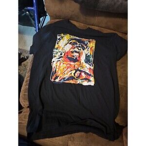 PRE-OWNED THE NOTORIOUS B.I.G PAINTING TSHIRT SIZE M